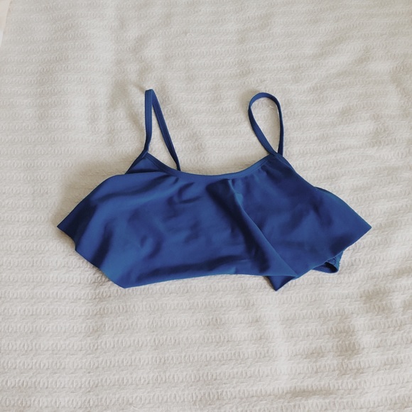 Old Navy Other - Old Navy Flounce Bikini Top Blue Size X-Large